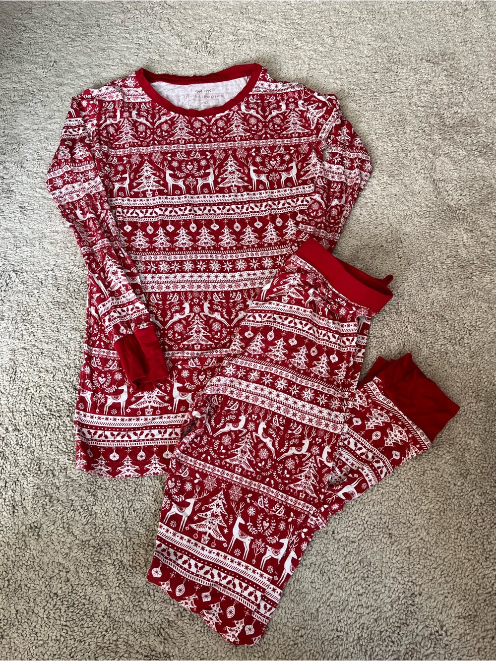 Little Sleepies Kids Christmas Pajama Set